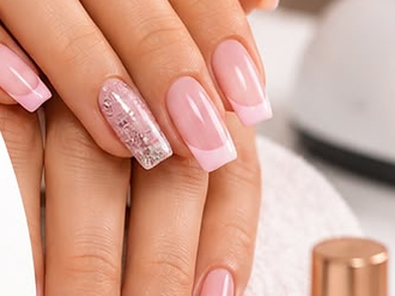 Mains aux ongles soignés : pose de gel et nail art